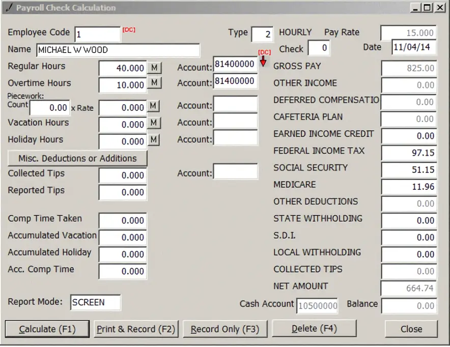ae274ff7d21bc57c6f95f3dfe7df43c7 A picture of the payroll calculator screen.
